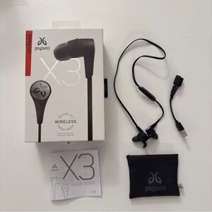 Jaybird X3 Sport Wireless In-War Earbuds Blackout